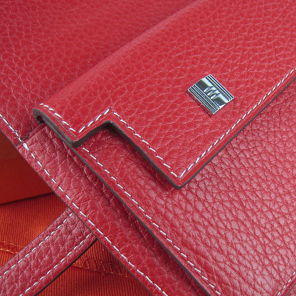 High Quality Hermes Kelly Long Clutch Bag Red H009 Replica - Click Image to Close